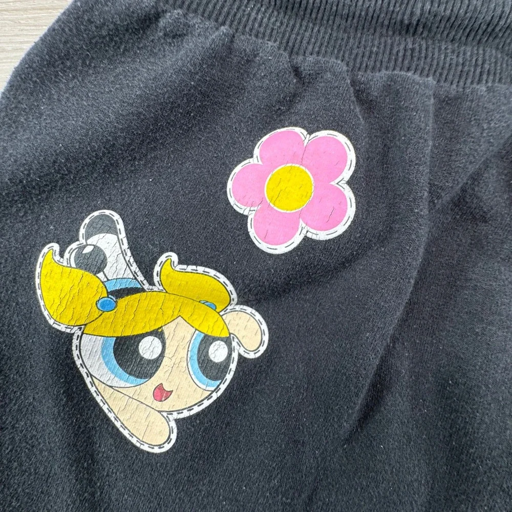 Cartoon Network Powerpuff Girls‎ Black Fleece Lounge Shorts Girls S